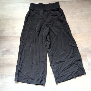 Saks Fifth Avenue Lyocell Pants Casual Relaxed Black Size XS 100%Lyocell